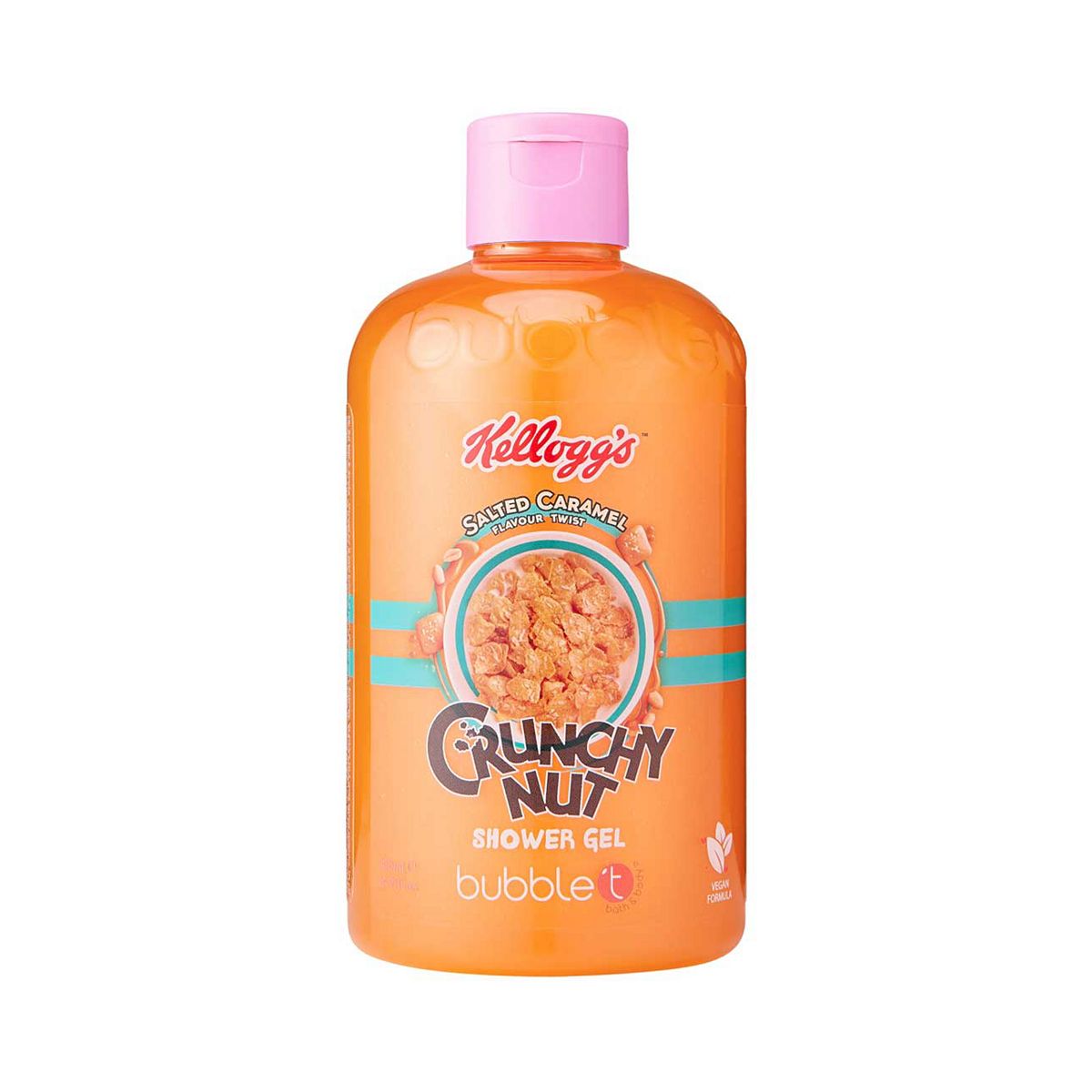 Bubble T Cosmetics Ltd Bubble T Crunchy Nut Caramel Shower Gel 500ml