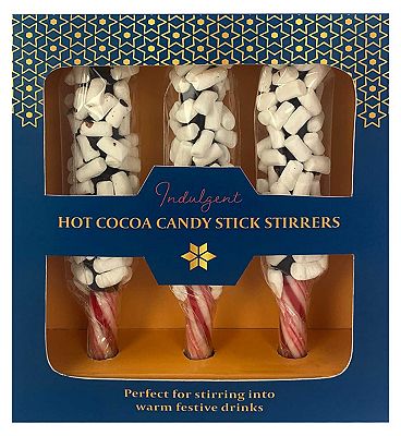 Kimm and Miller Hot Chocolate Flavour Mallow and Candy Stirrers Trio