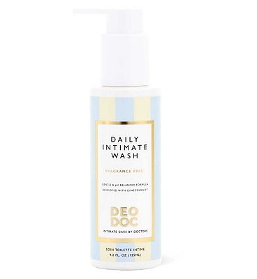 Deo Doc Daily Intimate Wash Non Stripping Body Cleanser Fragrance Free 125ml