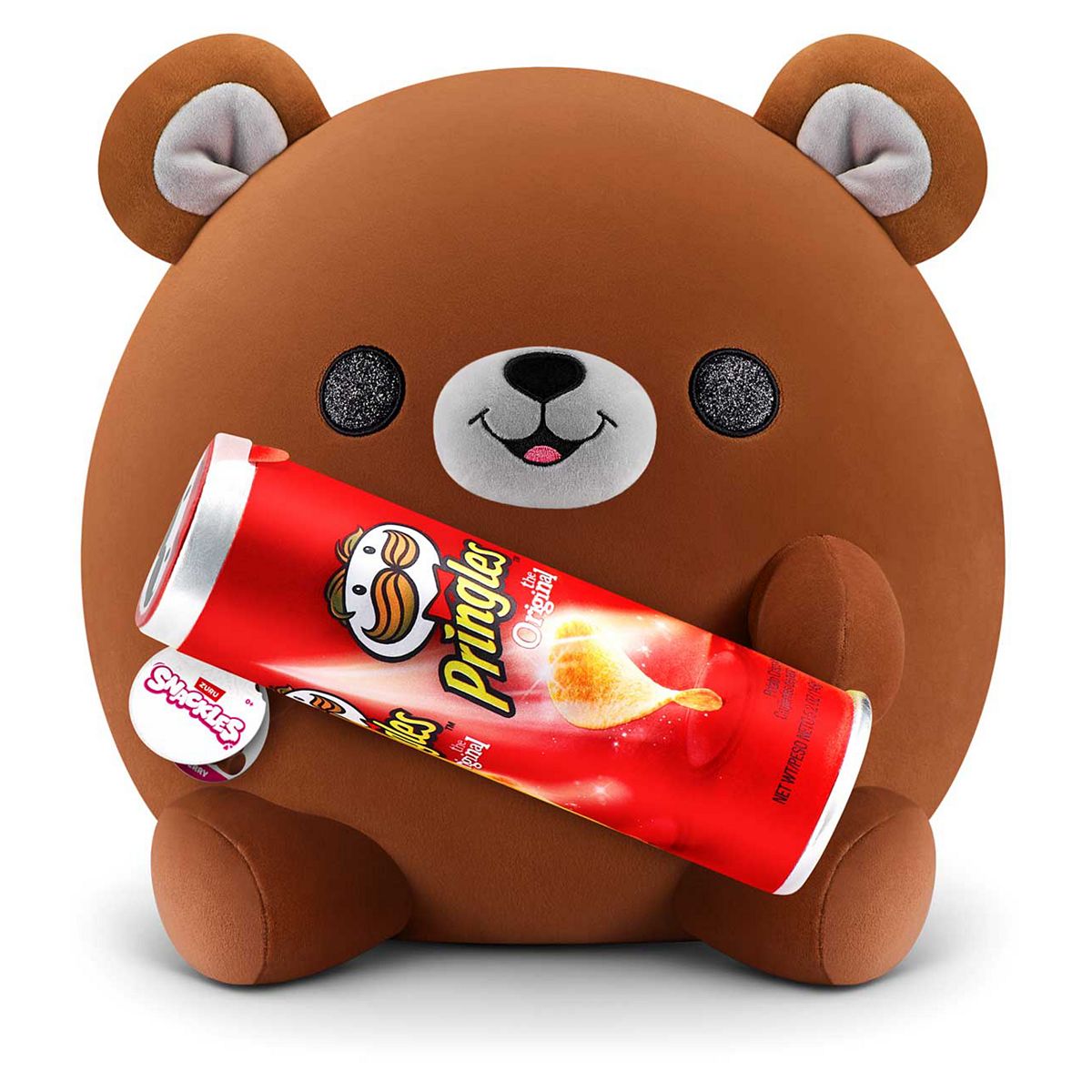 Snackles Zuru Bear And Pringles Plush Toy
