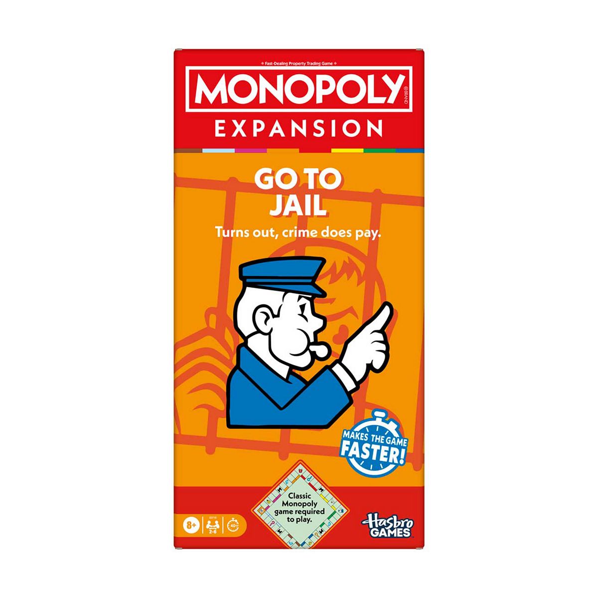 Monopoly Hasbro Go To Jail Game