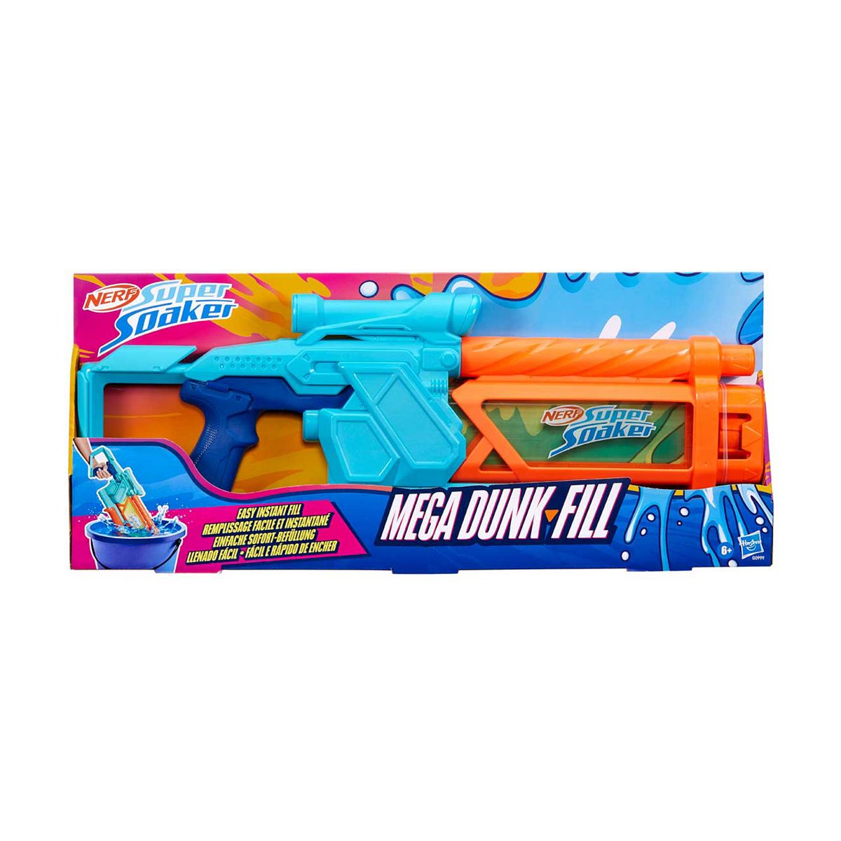 Nerf Hasbro Super Soaker Mega Dunk Fill Waterpistol
