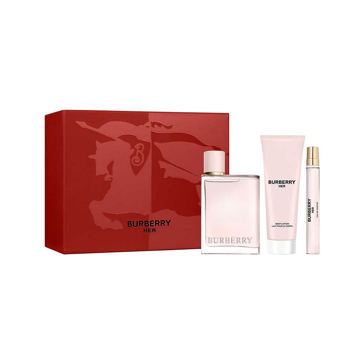 Burberry Her Eau De Parfum Women's Trio Gift Set