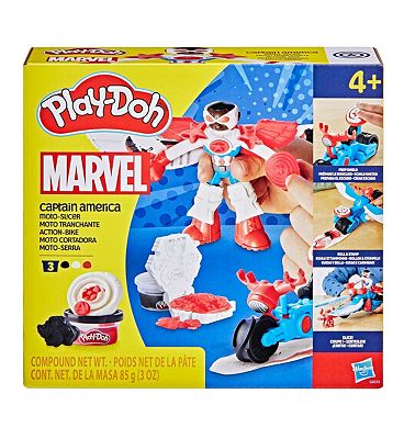 Hasbro Play Doh Captain America Moto Slicer Playset