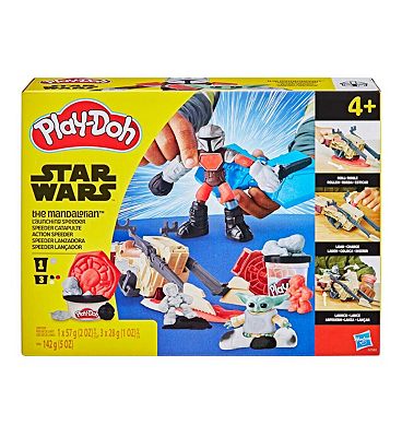 Hasbro Play Doh Star Wars Mandalorian & Grogu Speeder Playset