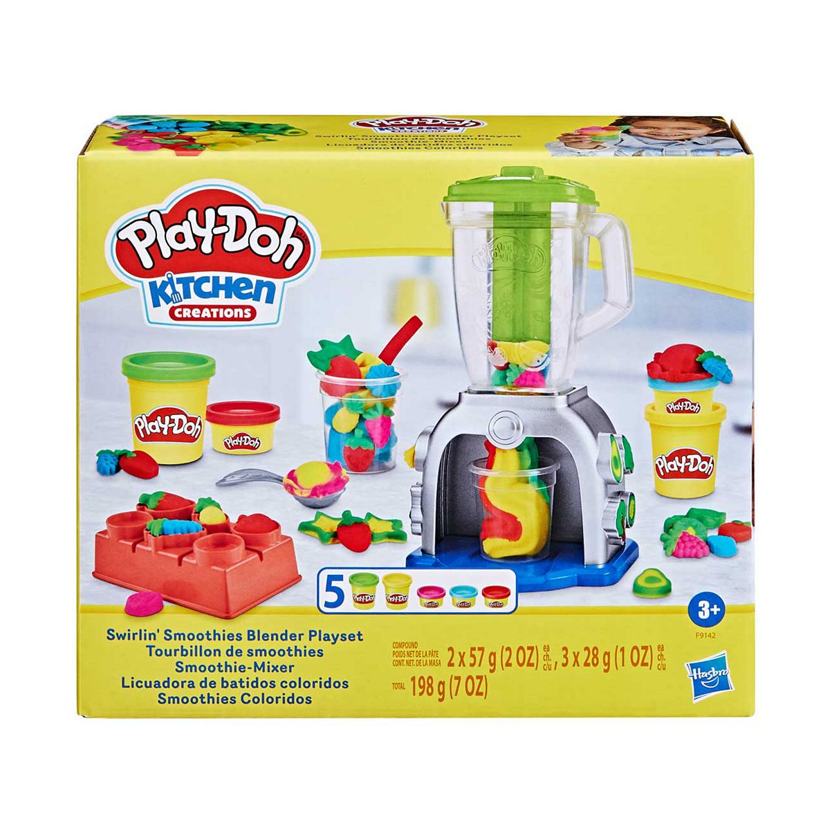 Play Doh Hasbro Swirlin Smoothies Blender Playset