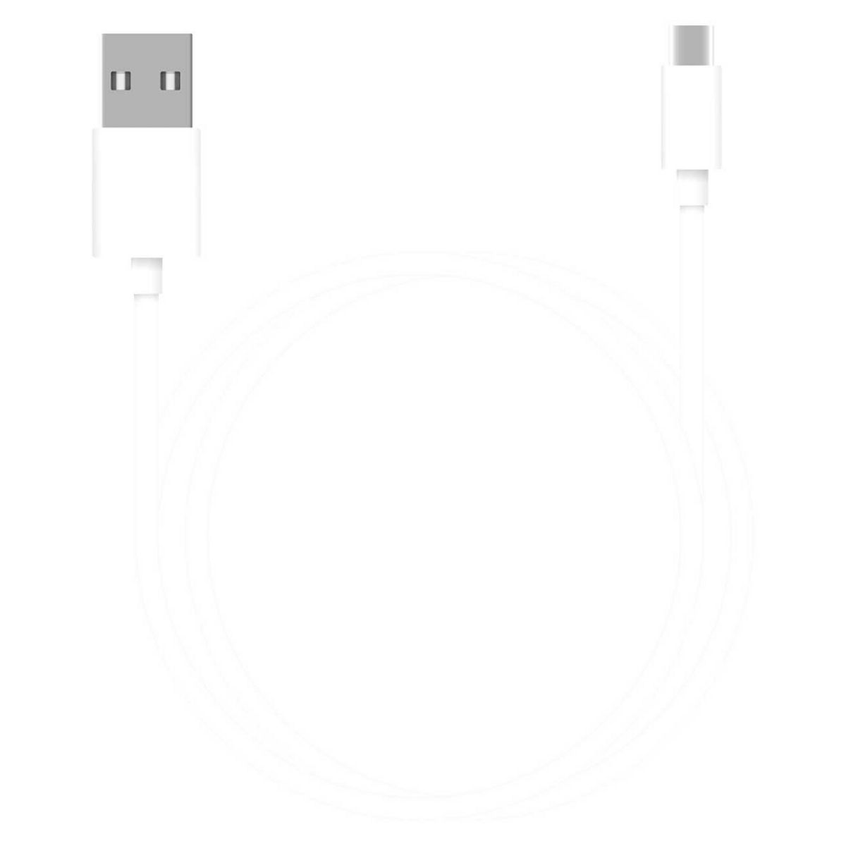 Cbl Usb A To Type C Cable Rounded White 2M