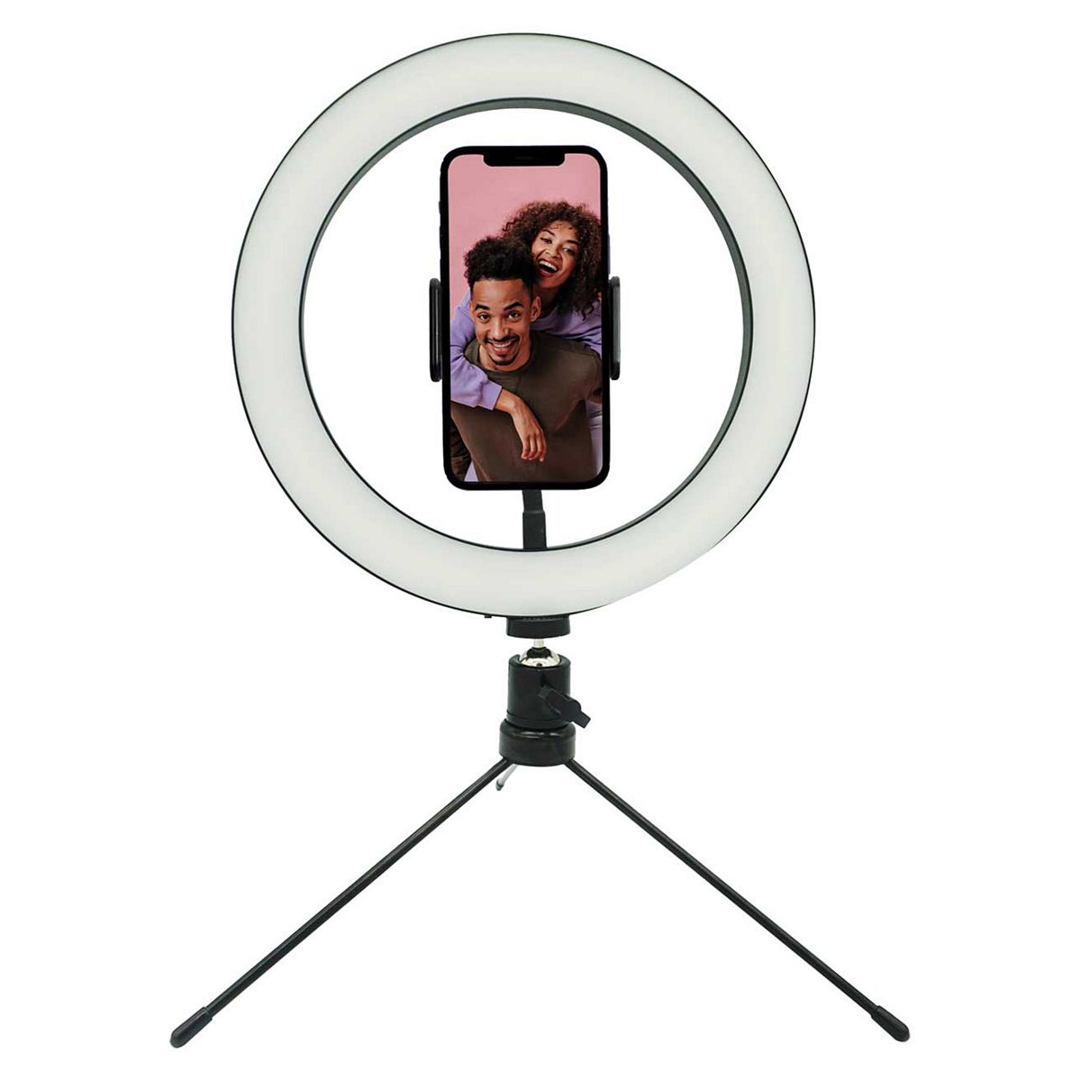 Cbl Desktop Ring Light With Metal Legs And 360 Degree Rotation