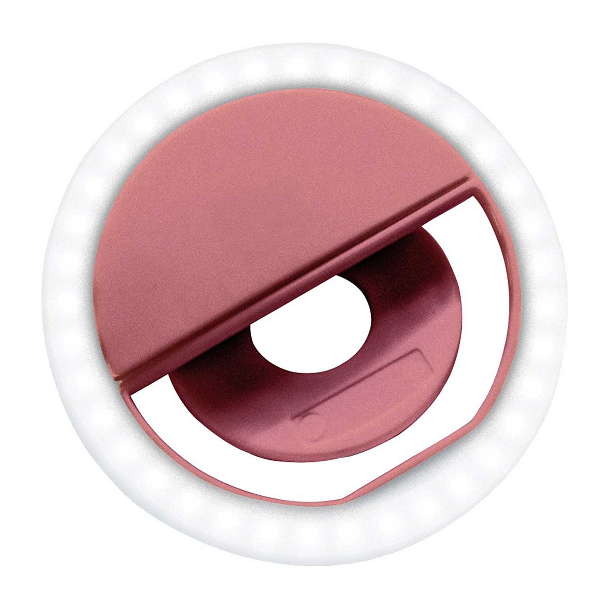 CBL Selfie Ringlight With Phone Clamp Rose Gold