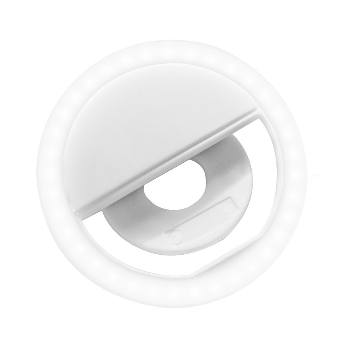 CBL Selfie Ringlight With Phone Clamp White