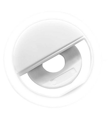 CBL selfie Ringlight with Phone Clamp White