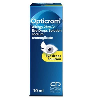 Opticrom Allergy Single Dose 2% w/v Eye Drops - 10ml - Boots Ireland
