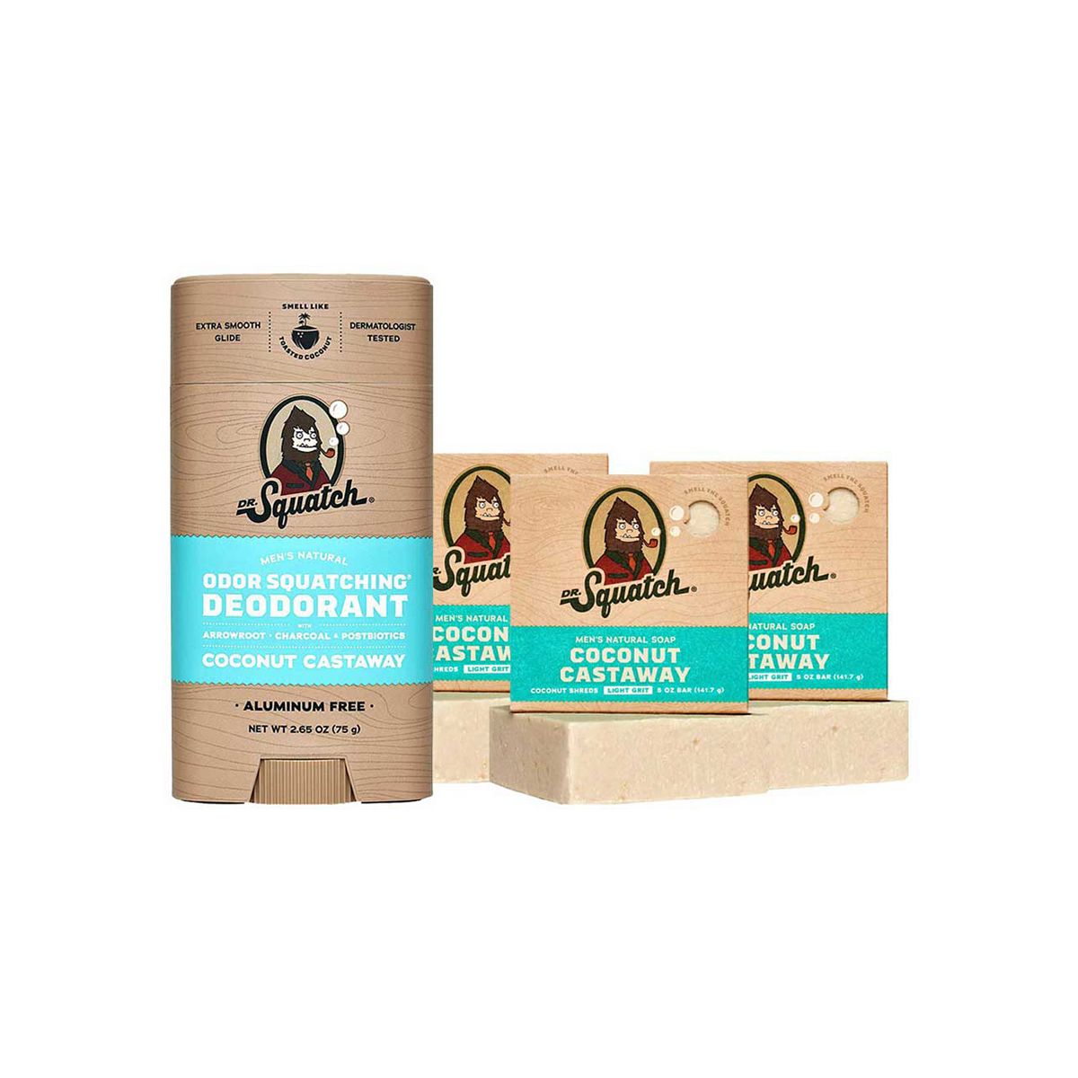 Dr Squatch Coconut Castaway Bundle