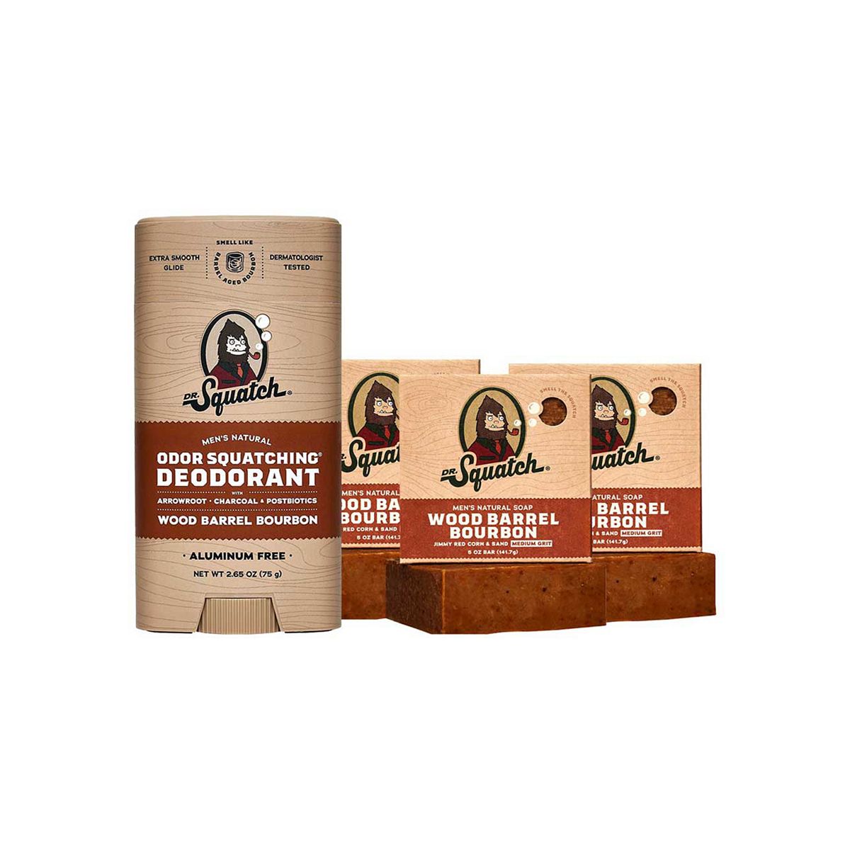 Dr Squatch Wood Barrel Bourbon Bundle