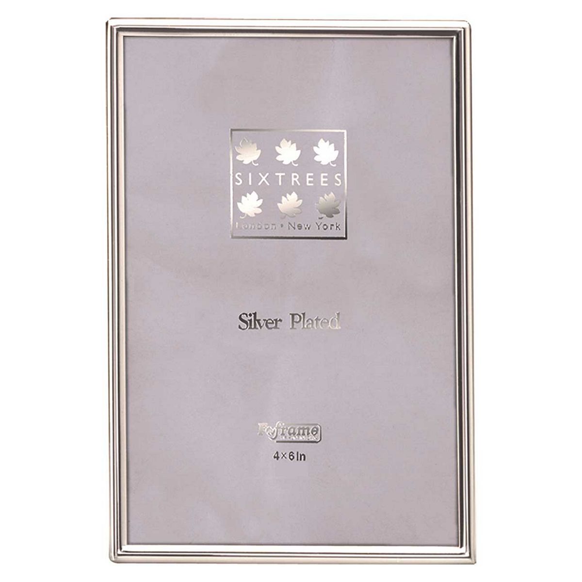 Sixtrees Cambridge Silver Photo Frame 4X6 Inches