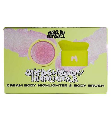 Click to view product details and reviews for Made By Mitchell Slip Dew Body Shimmer And Body Brush Set.