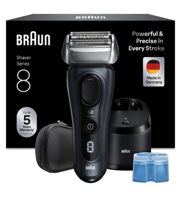 Braun Series 8 Electric Shaver, 4+1 Precision Head & Trimmer