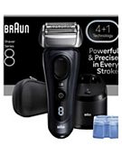 Braun Series 8 Electric Shaver, 4+1 Precision Head & Trimmer, SensoAdapt for any Beard Density, 8663CC, Grey