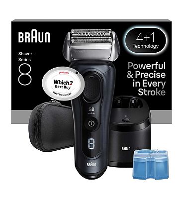 Braun Series 8 Electric Shaver, 4+1 Precision Head & Trimmer, SensoAdapt for any Beard Density, 8663