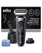 Braun Series 7 Electric Shaver, Up to 60 min, 4in1 SmartCare Center, Cordless, Wet & Dry Razor for Men, 72-G7200CC, Grey