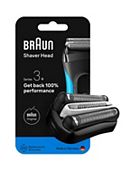Braun Series 3+ Electric Shaver ORIGINAL Replacement Head, Compatible With Series 3+ and Series 3 ProSkin Shavers, 32B