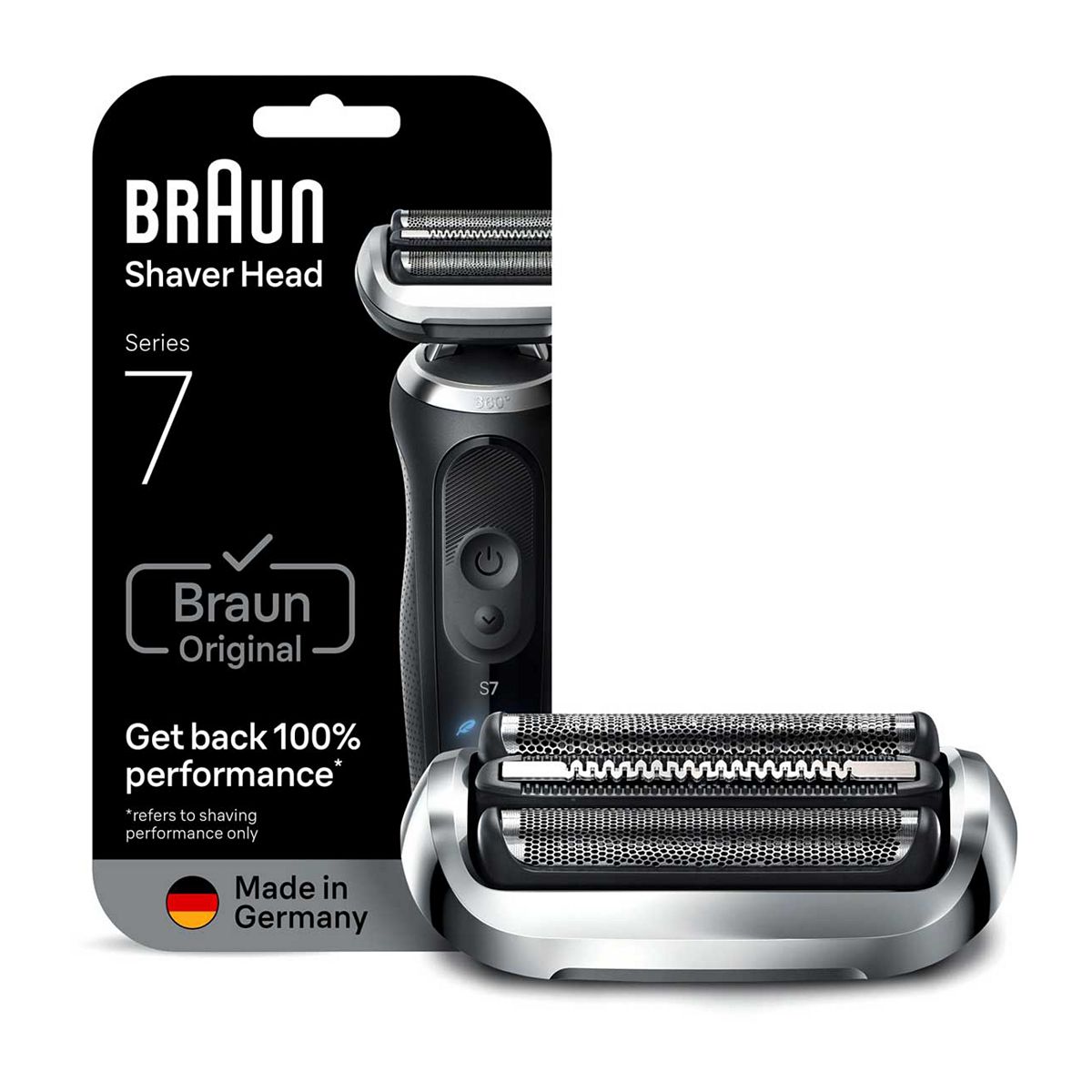 Braun Series 7 Electric Shaver Original Replacement Head, Compatible With 70, 71, 72 Generations Shavers, 74S