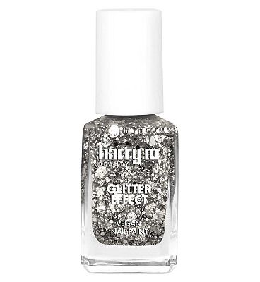 Click to view product details and reviews for Barry M Glitter Effect Nail Paint Stardust Silver 10ml.