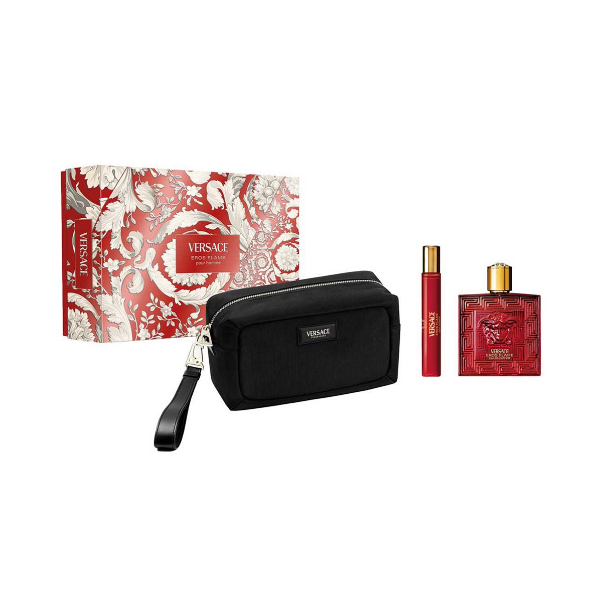 Versace Eros Flame Eau De Parfum 100Ml Set