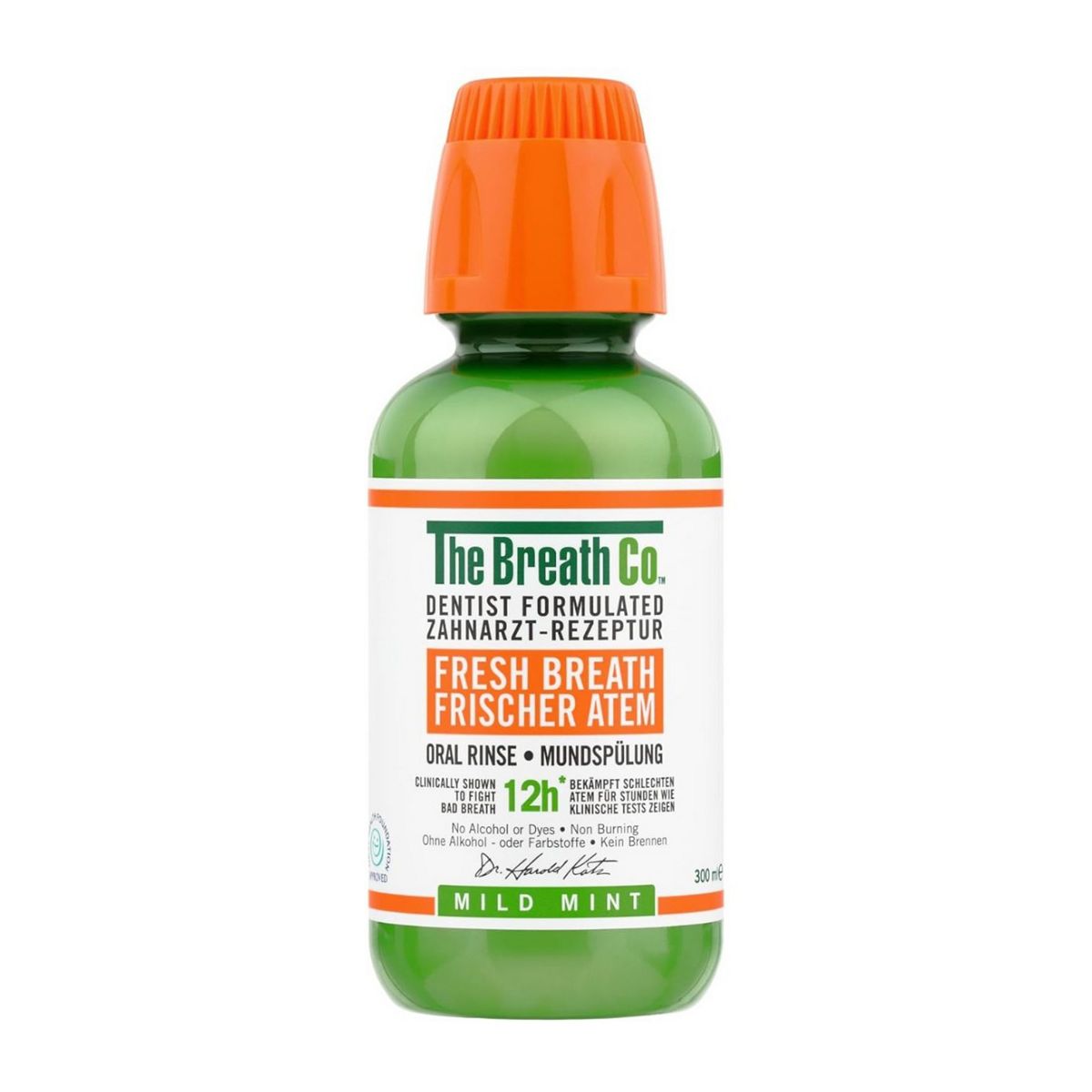 The Breath Co. The Breath Co Alcohol Free Mouthwash Mild Mint 300Ml
