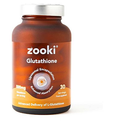 Zooki Liposomal Glutathione 500mg Capsules - 30 Day Supply