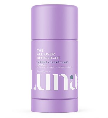 Luna Daily The Hydrating All Over Deodorant Natural Non Staining Aluminium Free Body Deodorant Stick Fresh Cotton 70g (5)