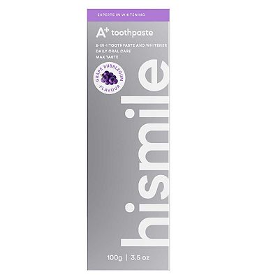 Hismile A+ Whitening Toothpaste Grape Bubblegum 100g