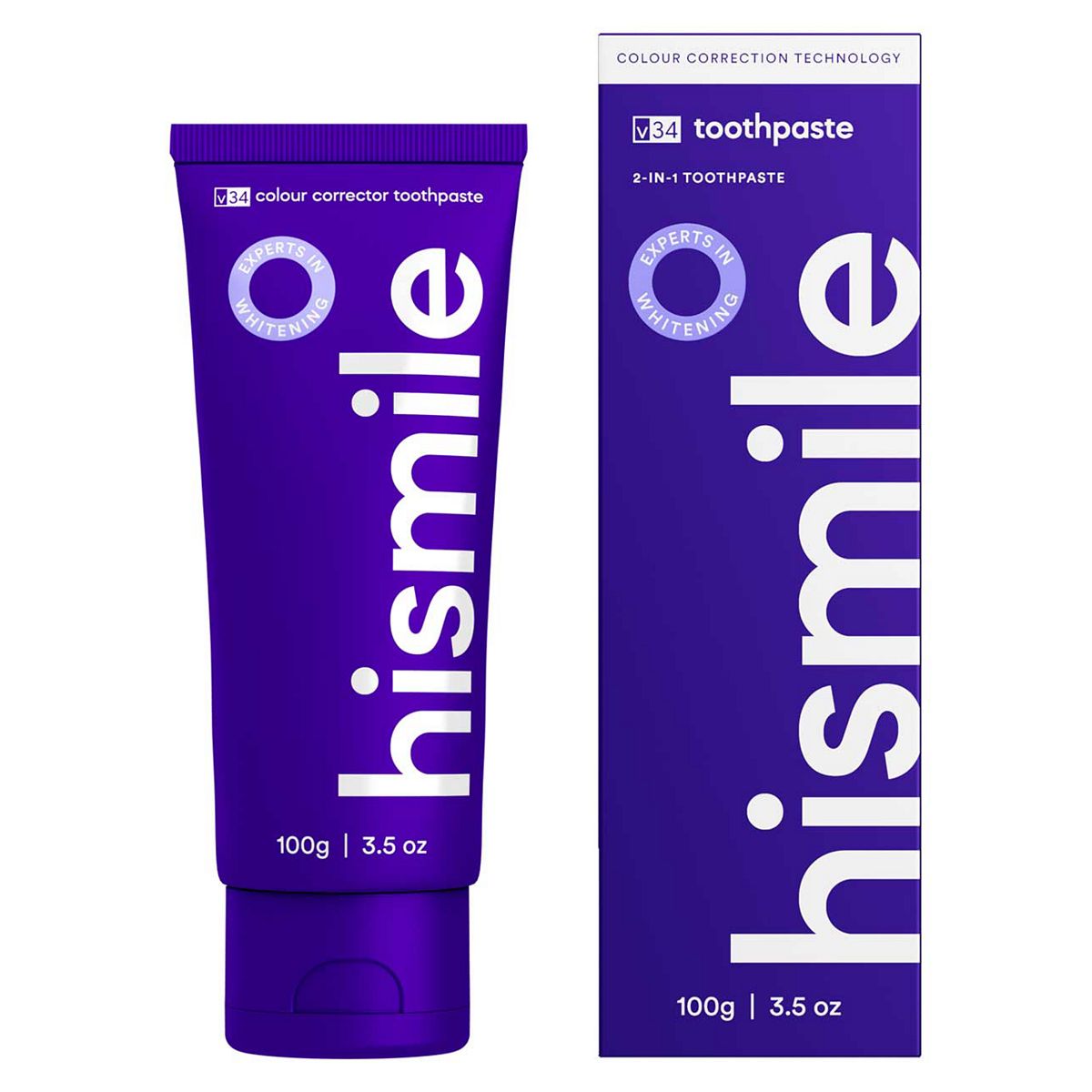Hismile V34 Colour Corrector Toothpaste 100G