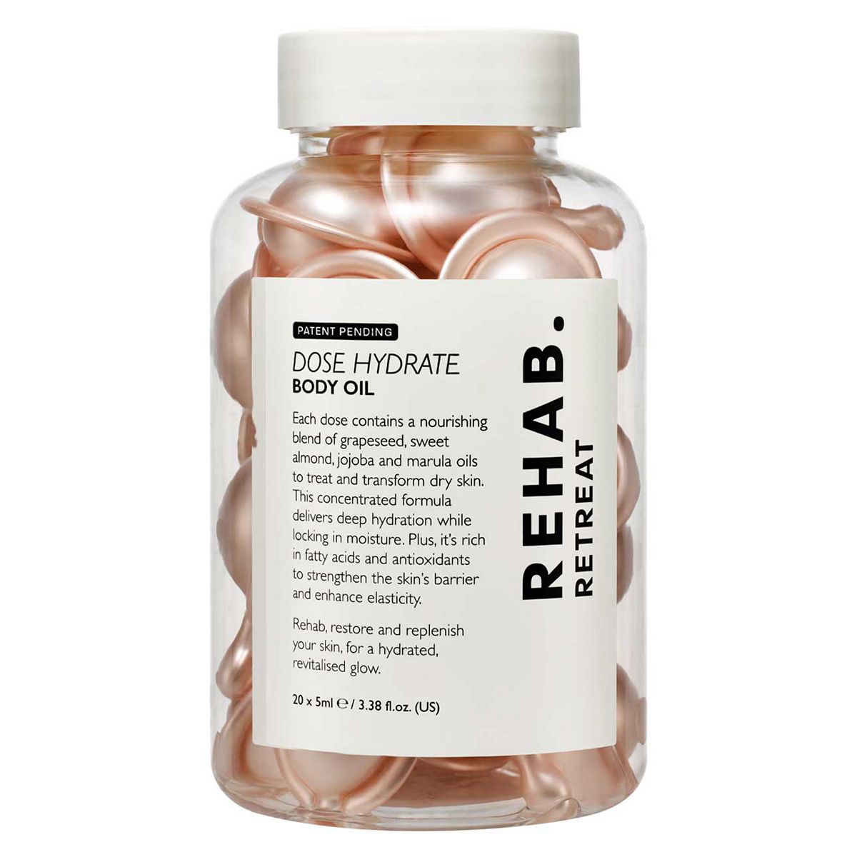 REHAB. Retreat Dose Hydrate Body Oil 100ml