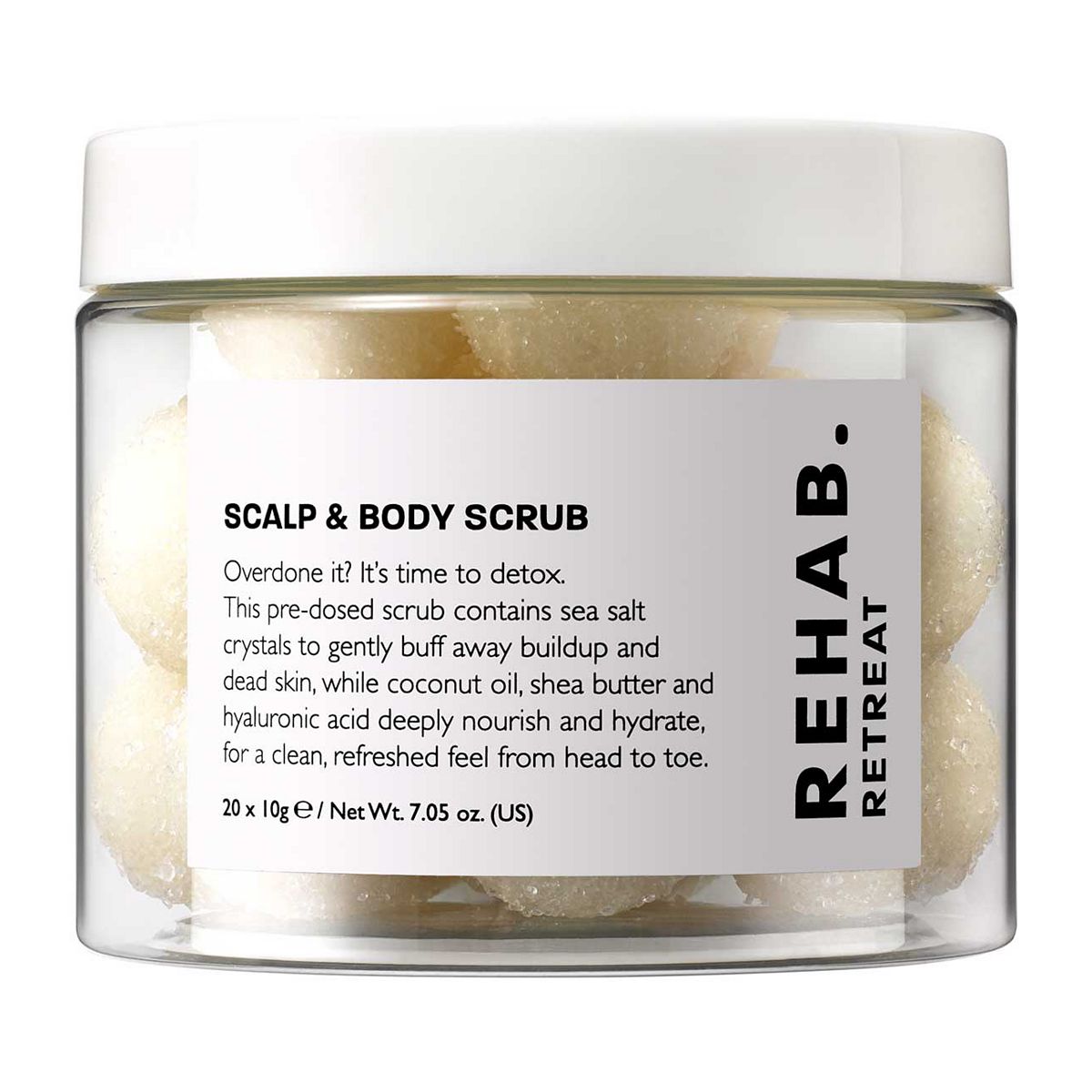 REHAB. Retreat Scalp & Body Scrub 200g