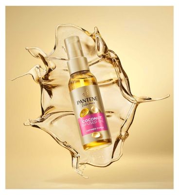 Pantene Pro-V Defined Curls Coconut Infused Hair Oil 100ml for Frizzy, Unruly Curls<br/> (9)