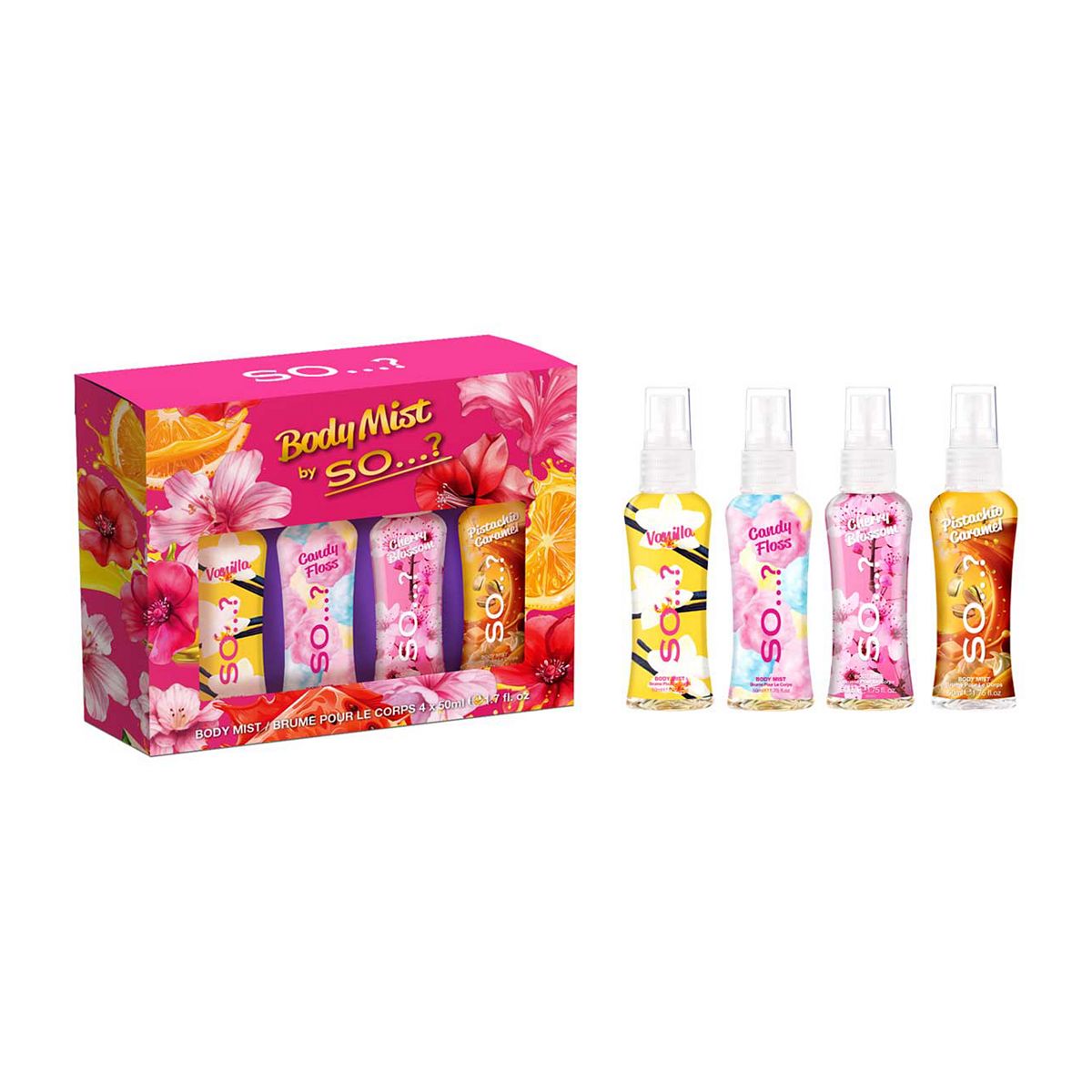 So...? Body Mist By So…? Mini Set 4 X 50Ml