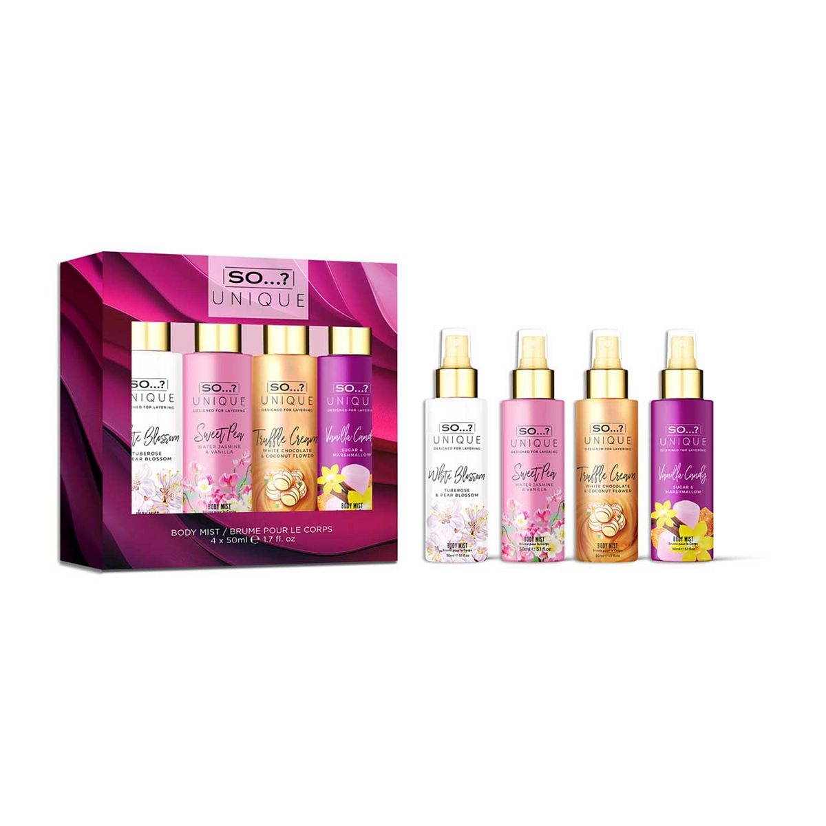 So...? So…? Unique Mini Mist Set 4 X 50ml