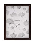 iFrame Dark Wood Thin Edge Wood Photo Frame 5x7 Inches