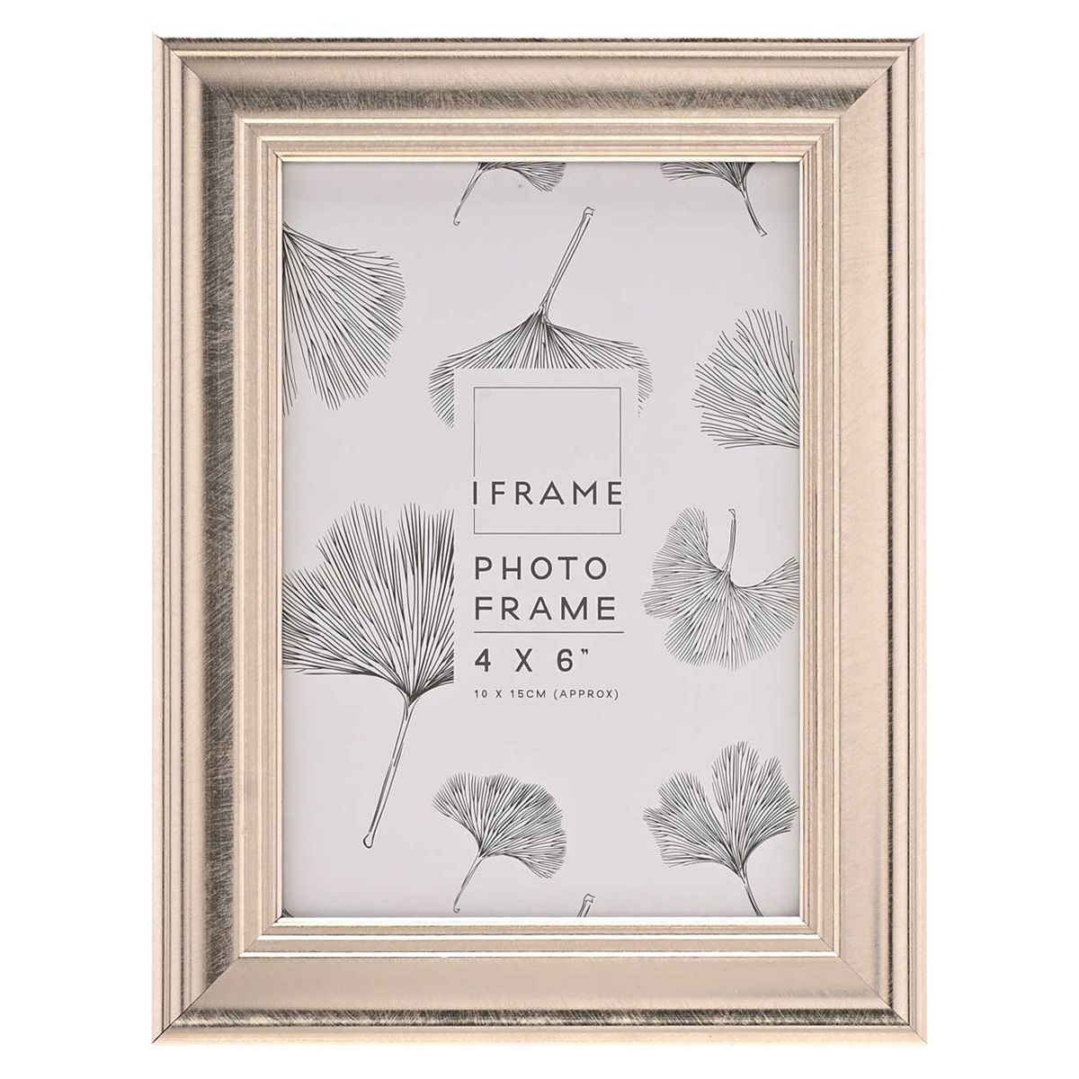 Widdop & Co Iframe Silver Finish Photo Frame 4X6 Inches