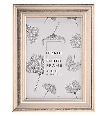 iFrame Silver Finish Photo Frame 4x6 Inches