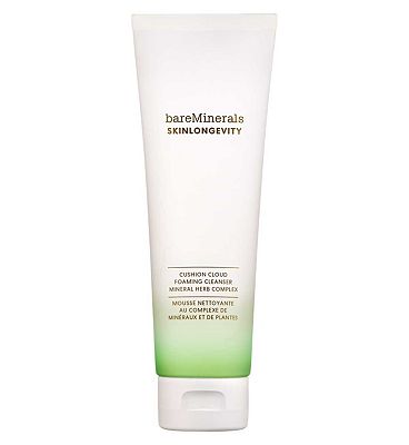 Click to view product details and reviews for Bareminerals Skinlongevity Cushion Cloud Foaming Cleanser Mineral Herb Complex 120ml.