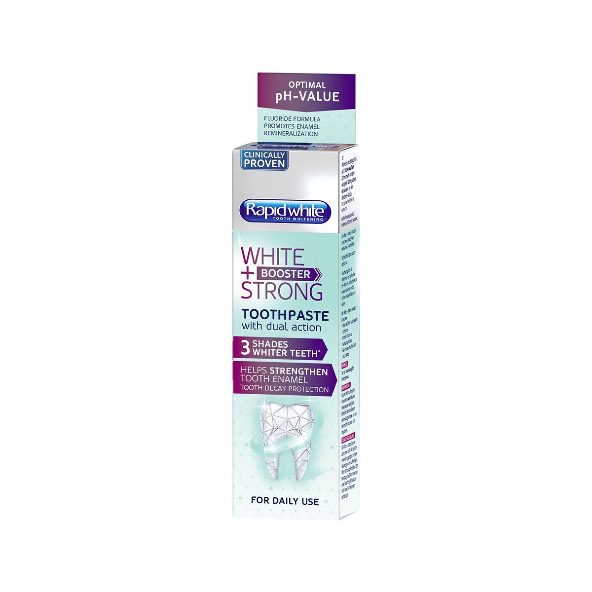 Rapid White Booster White & Strong Dual Action Toothpaste 75ml
