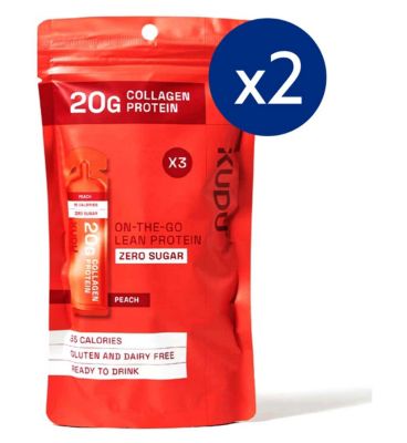Kudu Collagen Peach 63g 3s x2 Bundle