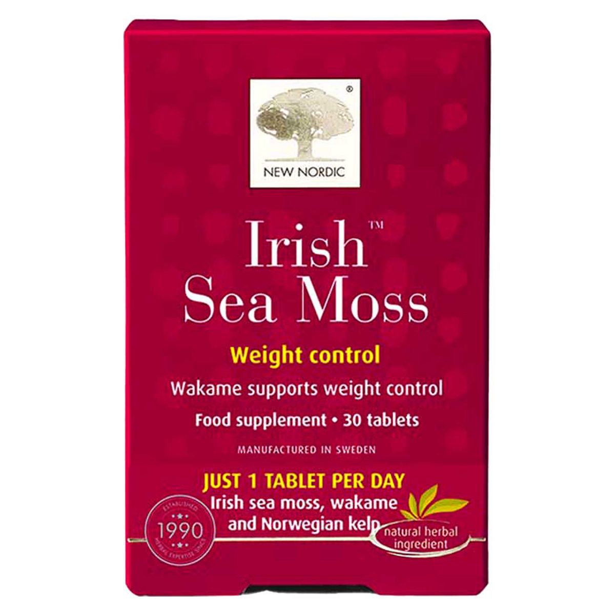 New Nordic Irish Sea Moss Tablets 30S