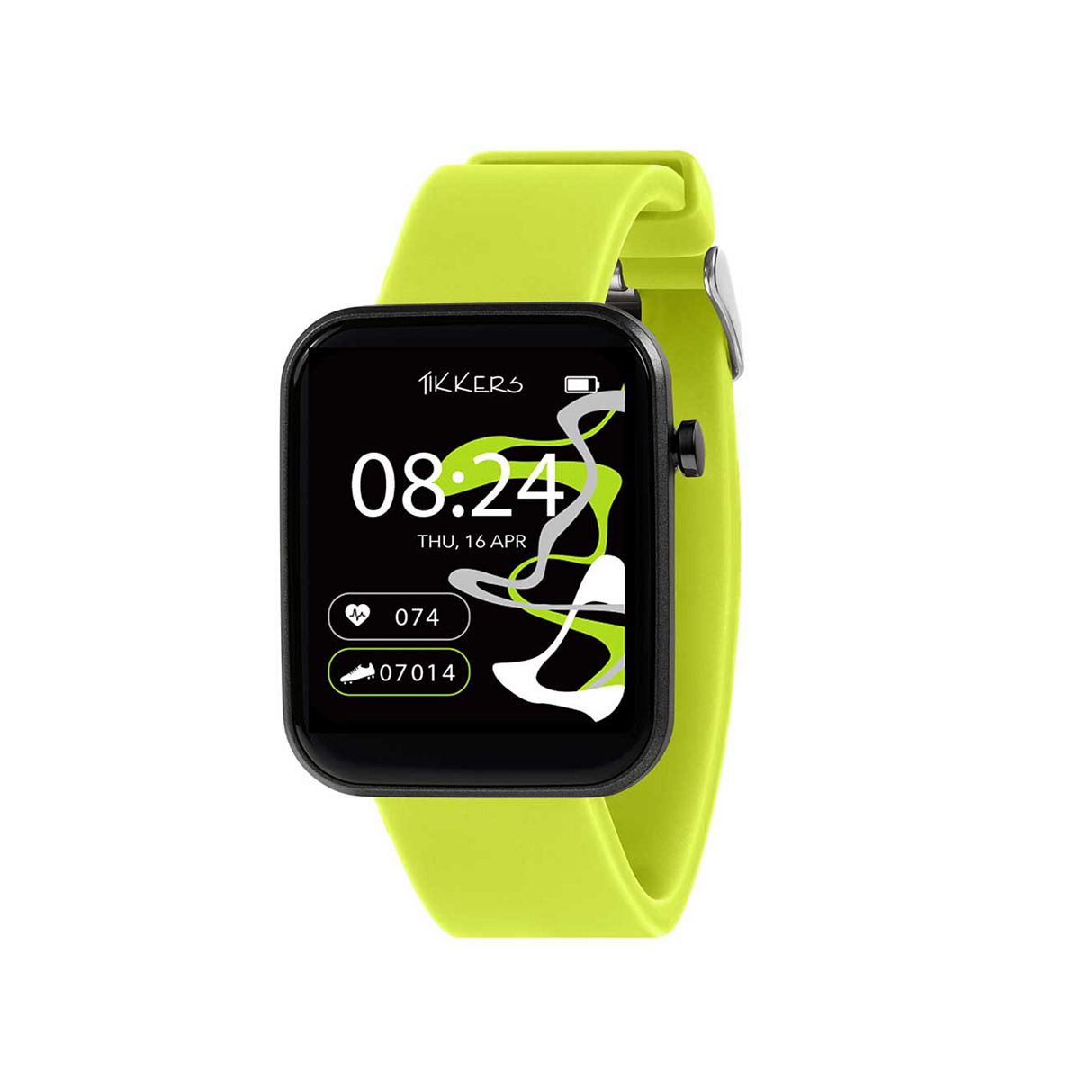 Tikkers Kids Series 13 Green Silicone Strap Smart Watch