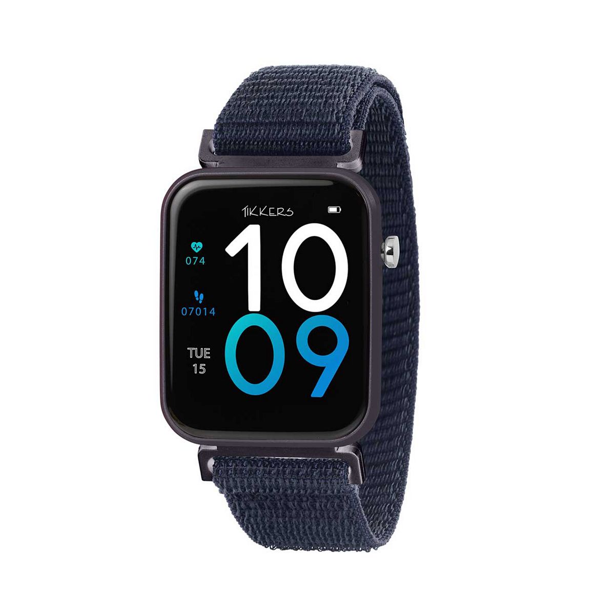 Tikkers Kids Series 13 Navy Velcro Strap Smart Watch Multicolor