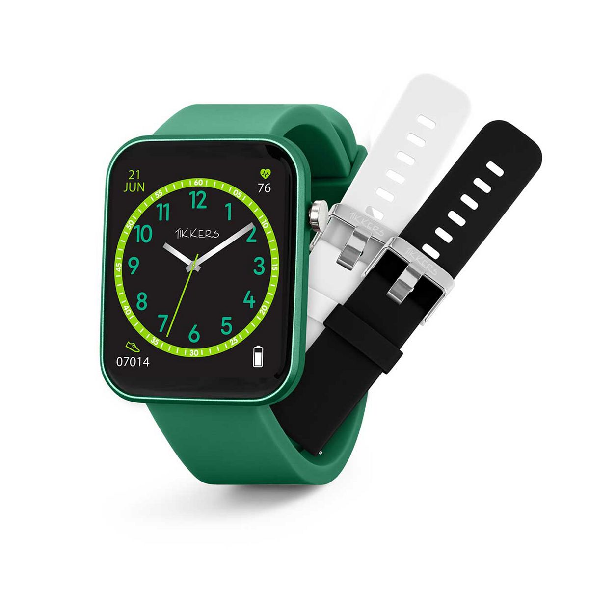 Tikkers Kids Series 13 Green Set Interchangeable Strap Watch