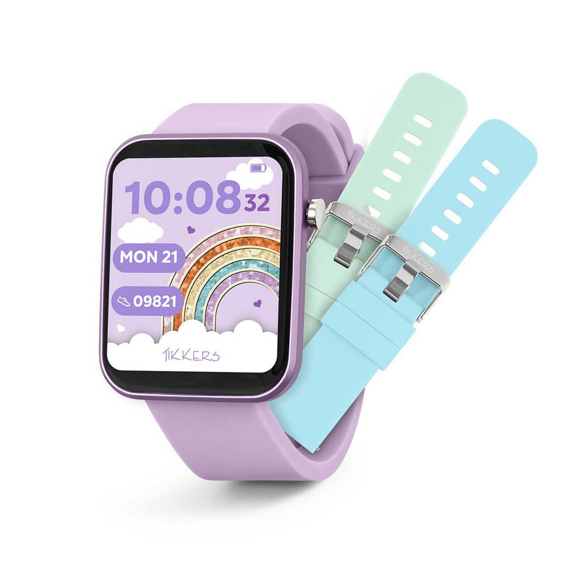 Tikkers Kids Series 13 Lilac Set Interchangeable Strap Watch
