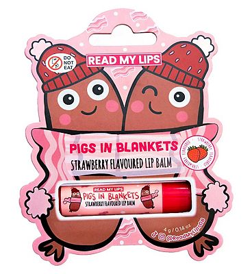 Read My Lips Pigs in Blankets Strawberry Lip Balm 4g